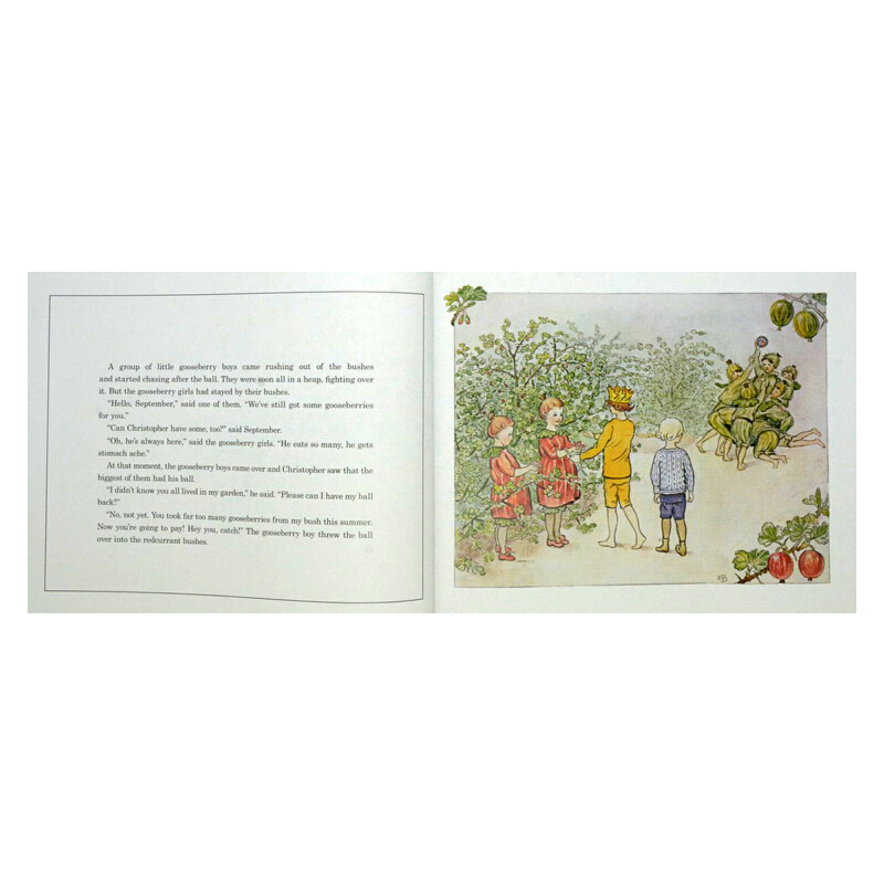英文原版 Christopher's Garden 克里斯托家的豐收季 艾莎貝斯蔻 教育繪本 Elsa Beskow