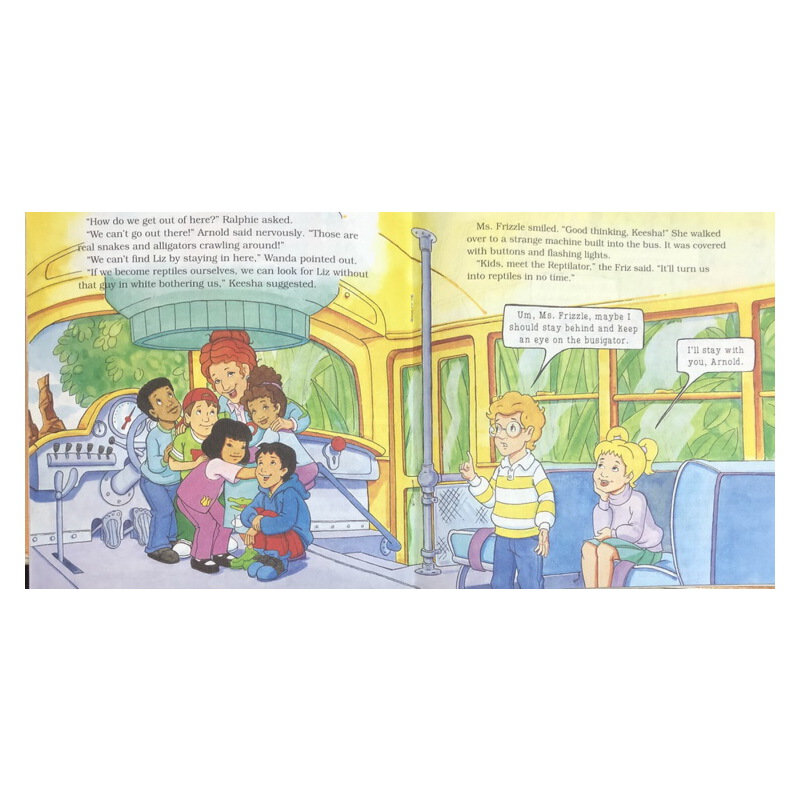 英文原版繪本 神奇校車TV版 5冊合售 The Magic School Bus 分級閲讀讀物 兒童課後閲讀初級科普故事書