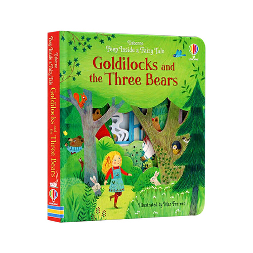 Usborne Peep Inside a Fairy Tale Goldilocks and the Three Bears偷偷看裏面童話 金髮女孩和三隻熊 英文原版 機關翻翻書