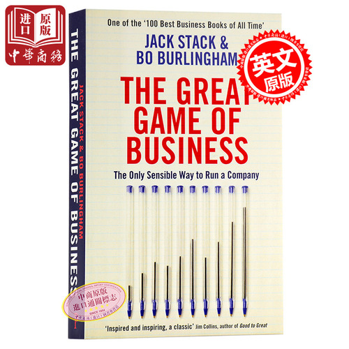 偉大的商業遊戲 英文原版 英文版 英文書 The Great Game of Business 經濟金融