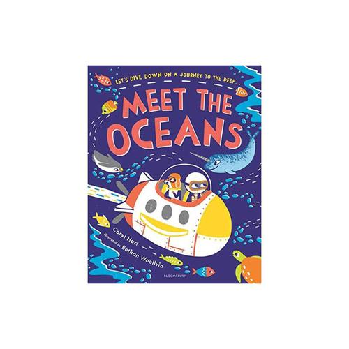 英文原版 Meet the Oceans 認識海洋 兒童海洋探索讀物 低幼兒童英語啟蒙認知繪本 親子共讀 Caryl Hart