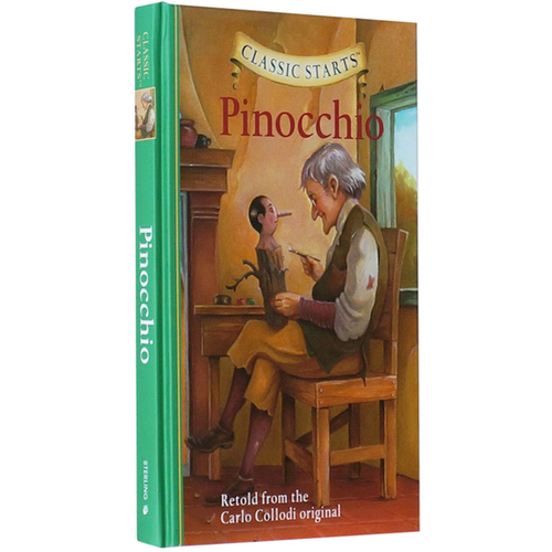英文原版 Classic Starts：Pinocchio 木偶奇遇記 匹諾曹 專門為孩子編的名著讀本 精裝 小説