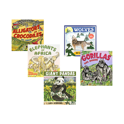 英文原版 Gail Gibbons 蓋爾 吉本斯少兒百科 這是什麼呀 野生動物系列 5冊 Wolves/Giant Pandas