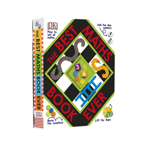 英文原版繪本 Best Maths Book Ever 紙板翻翻書 旗子 數學遊戲 DK玩出來的百科：動手玩轉數學