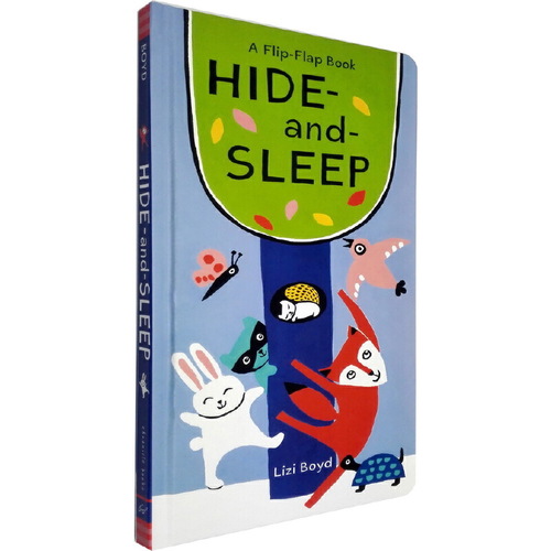英文原版 Hide-and-Sleep A Flip-Flap Book 紙板翻翻書 親子啟蒙共讀 圖畫故事書 Lizi Boyd