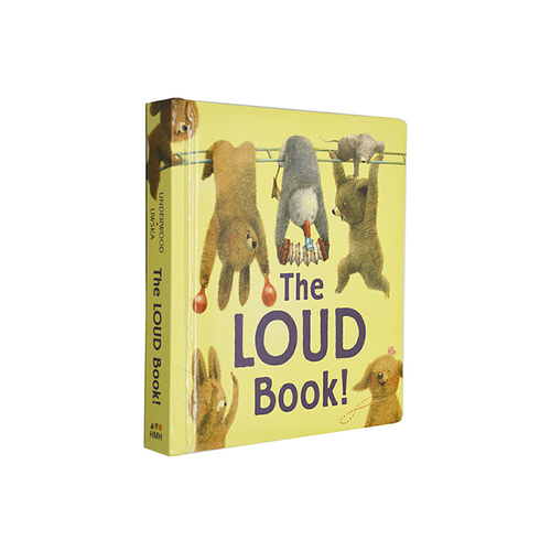 英文原版繪本 The Loud Book  好大聲的書 蒂波拉.安德伍德 大開本紙板書 兒童啟蒙圖畫故事書