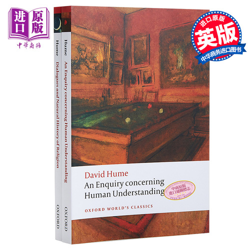 牛津世界經典系列 大衞休謨兩本套裝 人類理智研究 自然宗教對話與宗教自然史 英文原版 David Hume