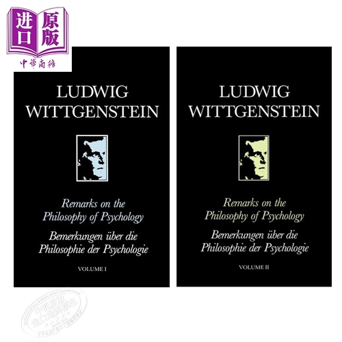 Remarks On The Philosophy Of Psychology 英文原版Ludwig