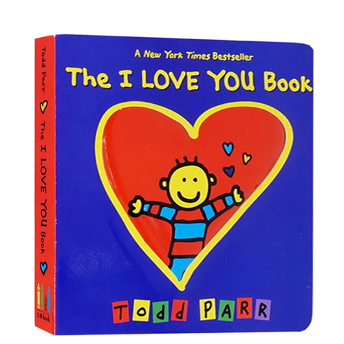 The I Love You Book 淘弟 英文原版 紙板書 Todd Parr 託德·帕爾 孩子的情商培養書系列