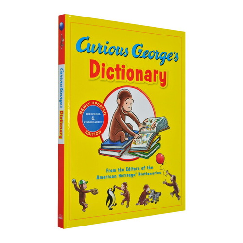 好奇猴喬治圖解字典詞典 英文原版工具書 Curious George's Dictionary 精裝 兒童辭典 單詞學習 親子共讀詞彙認知好奇的喬治