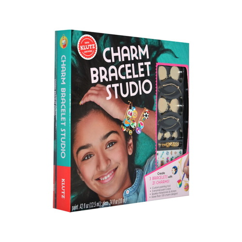 Charm Bracelet Studio 英文原版 Klutz 手鍊飾品工作室 女孩手工DIY益智 圖書