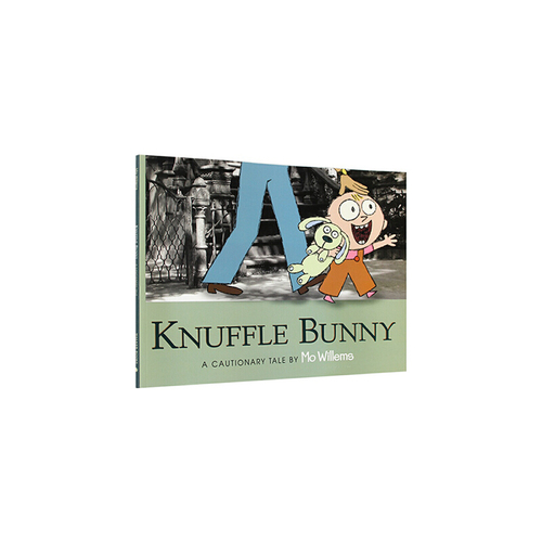 英文原版繪本 Knuffle Bunny 古納什小兔 凱迪克大獎 小豬小象同作者 Mo Willems
