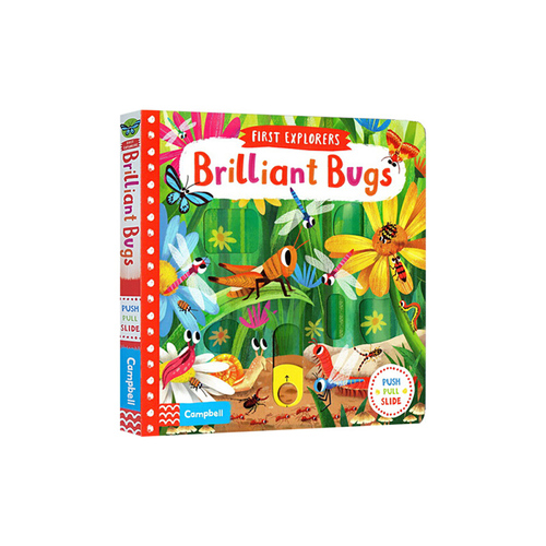 英文原版繪本 First Explorers Brilliant Bugs 小小探索家 聰明的蟲子 兒童啟蒙機關活動操作紙板書