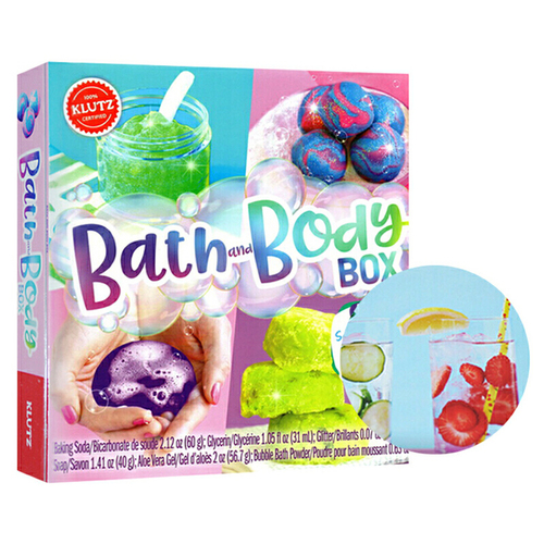 英文原版 Klutz Bath and Body DIY 沐浴與護理小女孩推薦手工書 兒童親子玩具