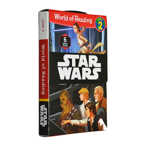 迪士尼星球大戰 L2 Disney StarWars World of Reading Level 2 英文原版 分級讀物 6冊星球大戰科幻故事