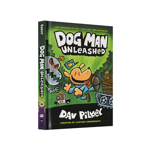 Dog Man 2 英文原版 神探狗狗的冒險 The Adventures of Dog Man Unleashed 內褲超人同作者Dav Pilkey 彩頁漫畫小説