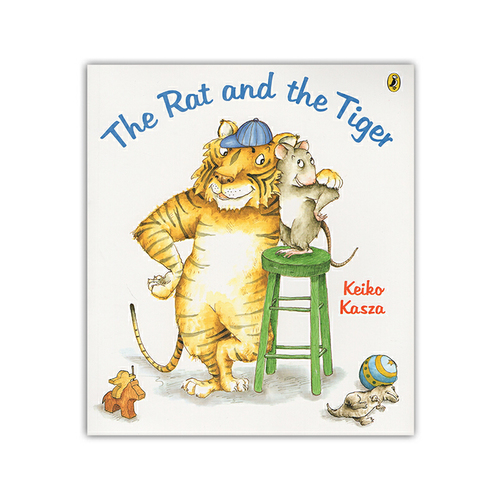 英文原版 The Rat and the Tiger 老鼠和老虎 慶子繪本 兒童交友友誼繪本 名家keiko Kasza