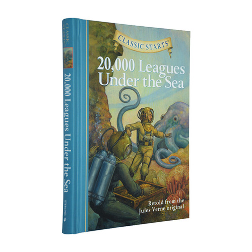 英文原版兒童書 Classic Starts 20,000 Leagues Under the Sea 海底兩萬裏 專門為孩子編的名著讀本 精裝 小説