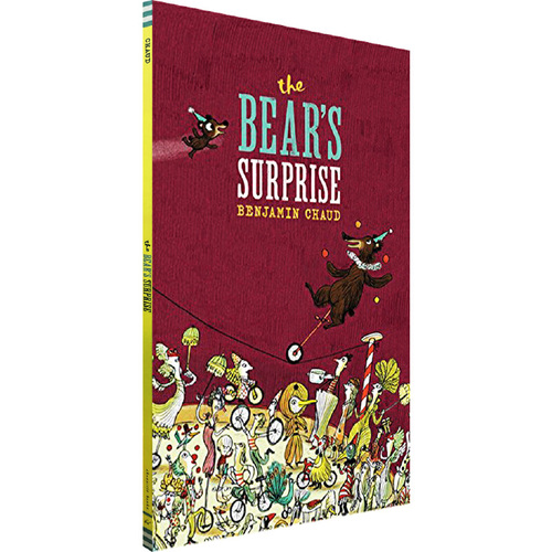 英文原版繪本3 6歲 The Bear's Surprise 熊的驚喜 超大開本精裝 趣味親子互動學習圖畫故事書 法國插畫家Benjamin Chaud