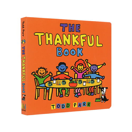 淘弟 英文原版 The Thankful Book 紙板書 紐約時報暢銷書作家 Todd Parr 兒童家庭成長教育繪本