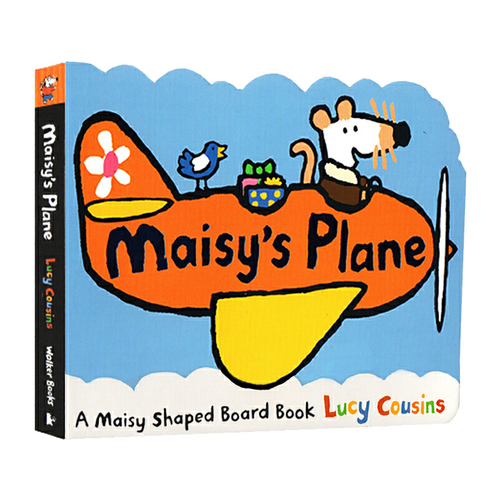 maisy小鼠波波原版英文繪本  Maisy's Plane 小鼠波波系列 波波的飛機 交通工具 嬰幼兒英語啟蒙紙板書 Lucy Cousins