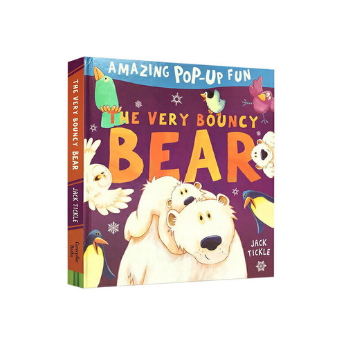 英文原版繪本 The Very Bouncy Bear 3D動物世界 Amazing Pop-up Fun 系列 立體翻翻書 幼兒英文啟蒙認知親子互動動物睡前故事書