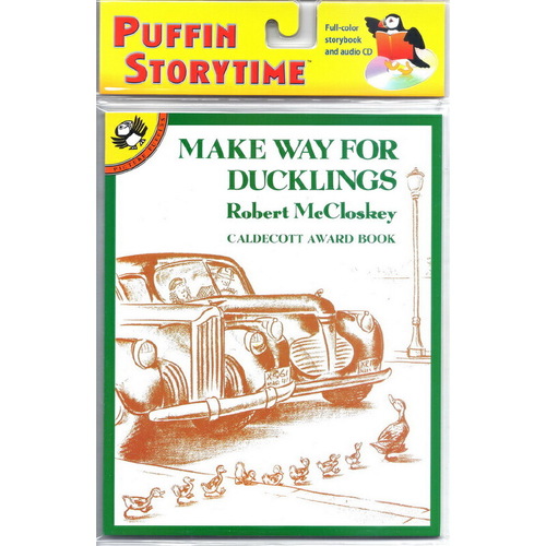 #Make Way for Ducklings 讓路給小鴨子 英文原版繪本 凱迪克大獎 附CD