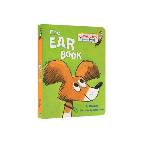英文原版 蘇斯博士系列 The Ear Book Bright and Early Board Books 耳朵書 兒童認知紙板書 幼兒基礎感官啟蒙 Dr.Seuss
