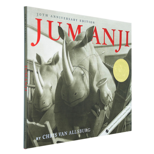 英文原版繪本 Jumanji  30週年紀念版 勇敢者的遊戲 克里斯·範·奧爾斯伯格 凱迪克大獎 精裝書