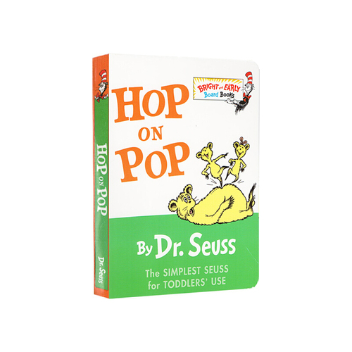 Hop on Pop 在爸爸身上蹦來跳去 dr seuss系列 蘇斯博士英文原版繪本紙板書 廖彩杏書單 英文兒童讀物