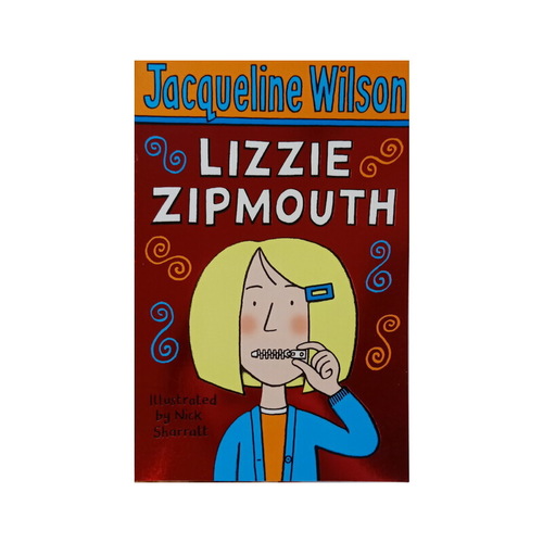 英文原版 Lizzie Zipmouth 英國兒童文學女王 Jacqueline Wilson 小學英語課外閲讀 青少年的情緒管理成長