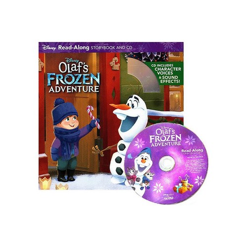 英文原版 Olaf's Frozen Adventure 附CD 冰雪奇緣 迪士尼獨立有聲電影繪本讀物 Disney Read Along