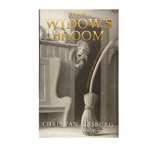 英文原版繪本 The Widow’s Broom 精裝圖畫插畫書 凱迪克金獎作家Chris van Allsburg
