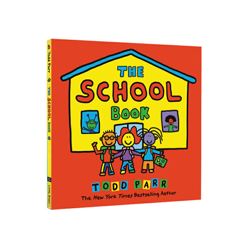 The School Book 大開本精裝 英文原版  紐約時報暢銷書作家 Todd Parr 兒童情商親子啟蒙繪本