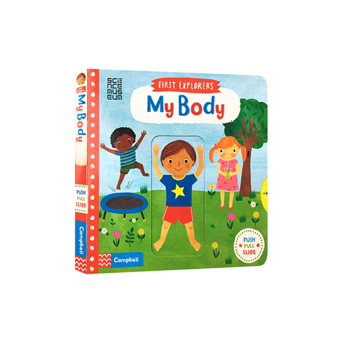 First Explorers 系列 My Body 我的身體 英文原版繪本 嬰幼兒知識探索啟蒙 機關操作紙板書