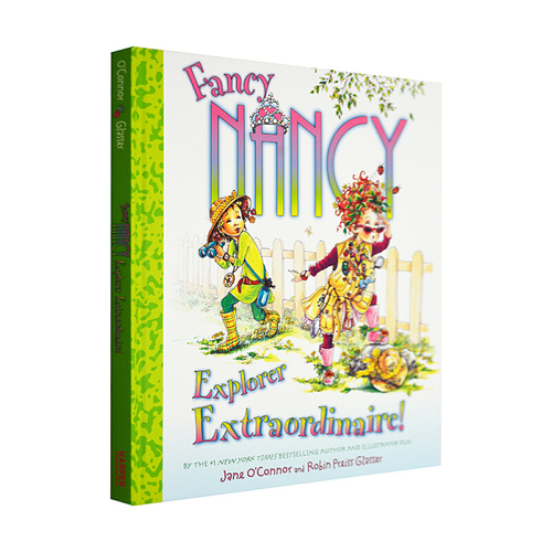 漂亮的南希 英文原版繪本 Fancy Nancy Explorer Extraordinaire! 精裝故事圖畫書