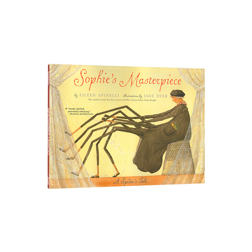 蘇菲的傑作 英文原版繪本 Sophie's Masterpiece A Spider's Tale 兒童啟蒙圖畫故事書