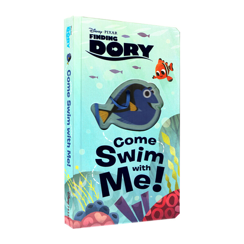 海底總動員 英文原版繪本0 3歲 Finding Dory Come Swim with Me 迪士尼 尋找多莉：一起暢遊海底 紙板操作書 幼兒英語啟蒙