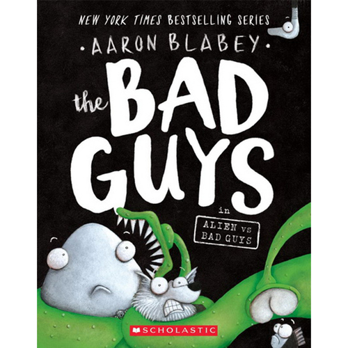 壞傢伙 英文原版小説入門級 The Bad Guys in Alien Vs Bad Guys 第6集 兒童漫畫章節橋樑小説 幽默有趣 爆笑連連