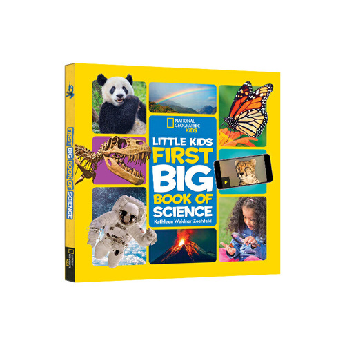 英文原版 美國國家地理 National Geographic Little Kids First Big Book of Science 兒童百科普彩色繪本 精裝大開本