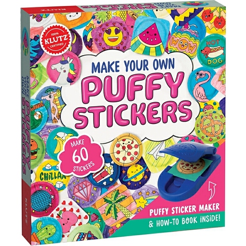 【現貨】英文原版 Klutz系列 Make Your Own Puffy Stickers 自己做蓬鬆貼紙 鍛鍊動手操作能力 手工DIY個性創意貼紙