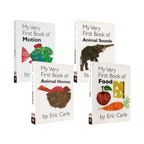 My Very First Book of 系列 4冊 英文原版繪本0 3歲 艾瑞卡爾爺爺 Eric Carle 英語啟蒙認知連連看紙板書