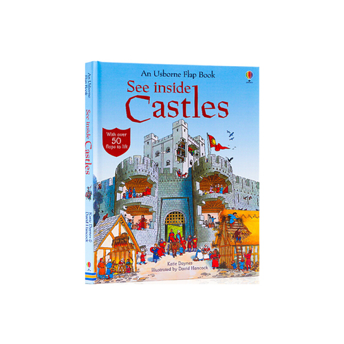 英文原版 Usborne See Inside Castles 看裏面系列之城堡揭祕 紙板翻翻書 尤斯伯恩 兒童科普認知繪本