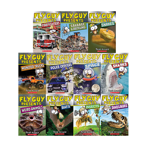 現貨 英文原版繪本 Fly Guy Presents 蒼蠅小子系列分級讀物 11冊 兒童自然科普圖畫書 學樂小讀者系列