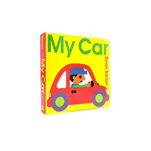 英文原版 My Car Board Book 我的小汽車 交通工具 紙板書 幼兒啟蒙認知 拜倫巴頓 Byron Barton