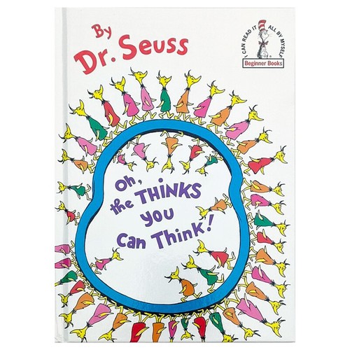 英文原版繪本 Oh, the Thinks You Can Think 精裝 蘇斯博士 Dr. Seuss 你能有多少奇思妙想 低幼兒童英語早教啟蒙