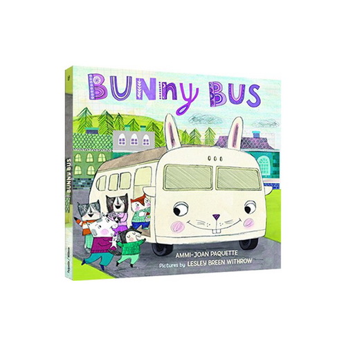 英文原版 Bunny Bus 精裝 復活節繪本 兒童幽默圖畫故事書 Ammi-Joan Paquette