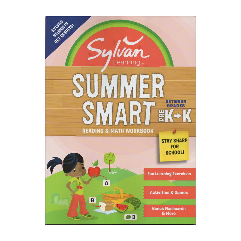 Sylvan Learning 新版 Sylvan Summer Smart Workbook: Between Grades Pre-K & Kindergarten