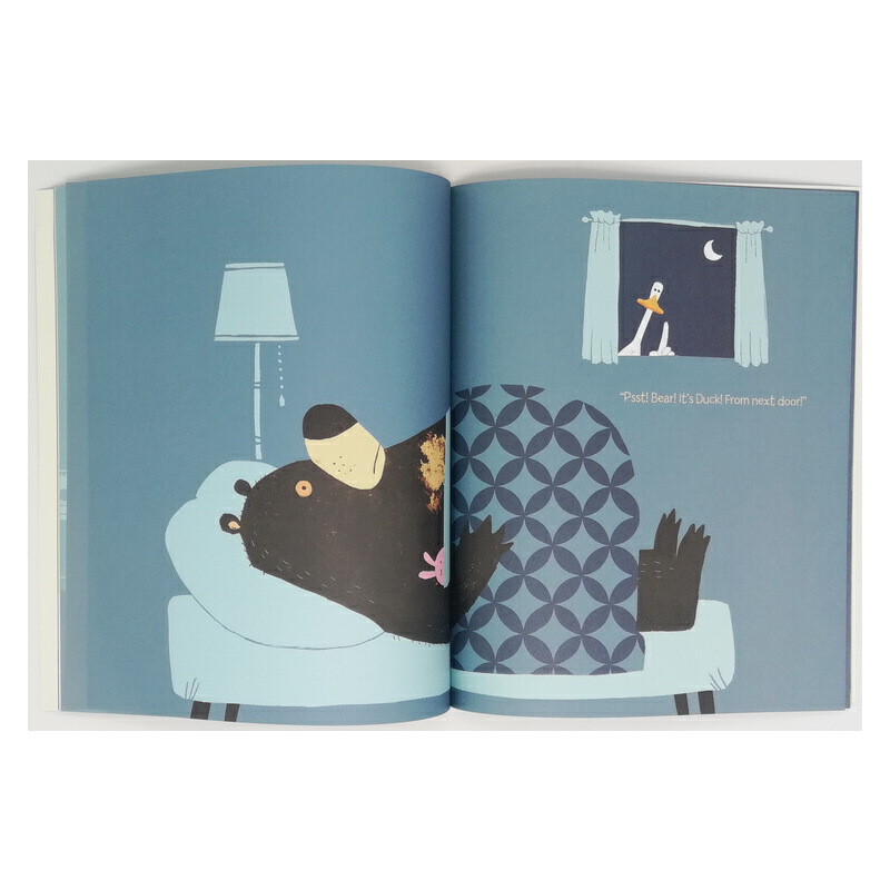 大熊與鴨子系列：可以説晚安了嗎？英文原版繪本 Goodnight Already! 懷特朗讀銀獎 Benji Davies