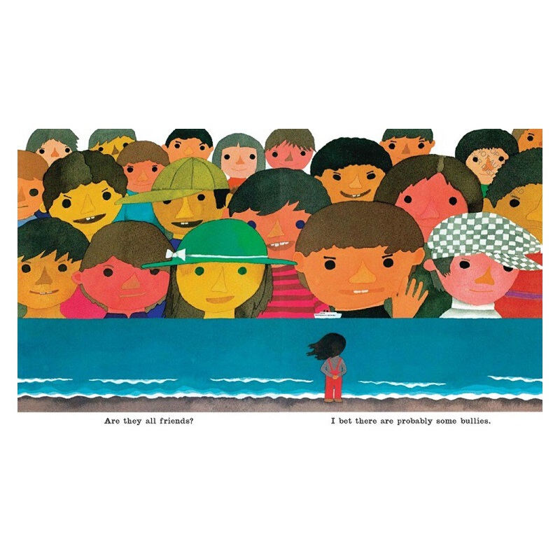 英文原版繪本0 3 6歲 Over the Ocean 越過海洋 Taro Gomi 五味太郎 精裝 激發想象力 兒童繪本故事親子共讀